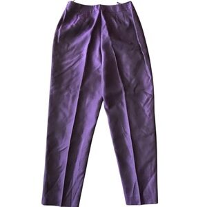 Talbots Matte Taffeta 100% Silk Pants 12